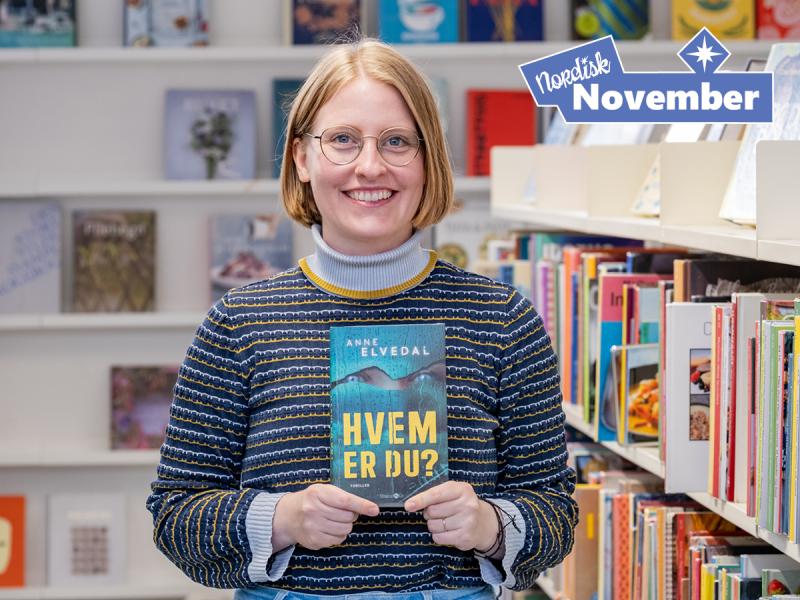 Bibliotekar Nelle anbefaler "Hvem er du?" af Anne Elvedal