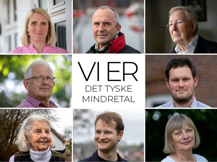 Forside af folderen "Vi er det tyske mindretal"