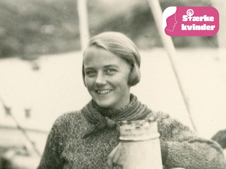 Portræt af den danske zoolog Marie Hammer